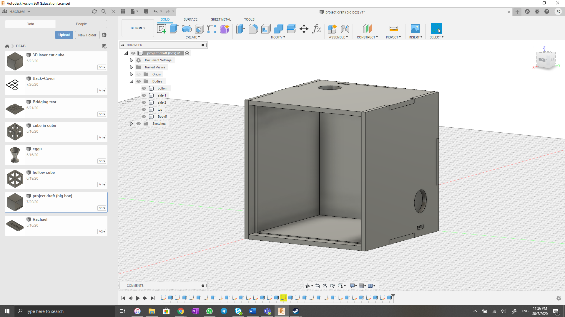 CAD 1 main cube